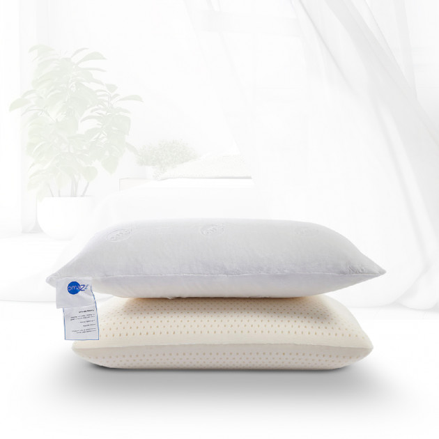 หมอนหนุนยางพาราโฟมลาเทกซ์ธรรมชาติ Omazz® รุ่น Authentic Talatech